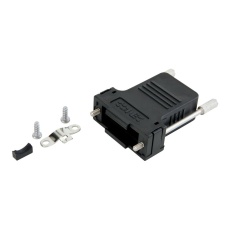 【165X13369X】D SUB BACKSHELL  180DEG  DE  PBT