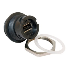 【17-200611】USB ADAPTER  2.0 TYPE A RCPT-RCPT  IP67