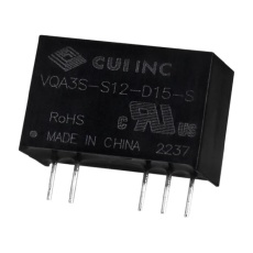 【VQA3S-S15-D15-S】DC-DC CONVERTER  15V/-4V  0.12A/-0.12A