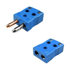 【AS-T-MQ+FQ】THERMOCOUPLE CONN  TYPE T  PLUG/RCPT