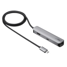 【USB-3TCHLP7S-1】USB Type-Cマルチ変換アダプタ(HDMI＋LAN付・ケーブル1m)