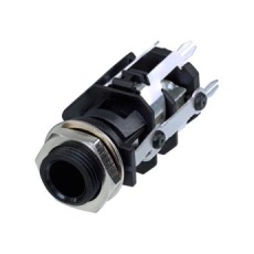 【RJ5VI-D1】AUDIO CONN  STEREO JACK  6.35MM  PCB