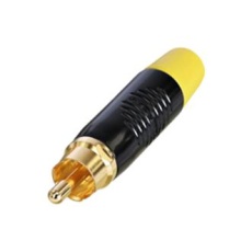 【RF2C-B-4】RCA CONN  PLUG  2POS  YELLOW