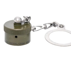 【MS27502B25C】DUST CAP W/CHAIN  SIZE 25  ALUM