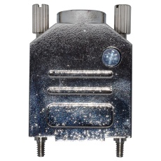【L17DTZK15KFMT】D SUB BACKSHELL  180DEG  DA  ZINC