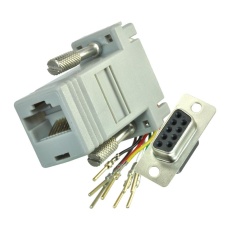 【40-9538F】MOD ADAPTER KIT  DB9 RCPT-RJ45 JACK