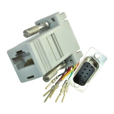 【40-9538M】MOD ADAPTER KIT  DB9 PLUG-RJ45 JACK