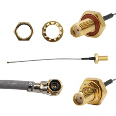 【ASMGA005XC113S11】CABLE ASSY  MHF4 PLUG-SMA JACK  50MM