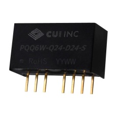 【PQQ6W-Q24-D5-S】DC-DC CONVERTER  5V/-5V  0.6A/-0.6A