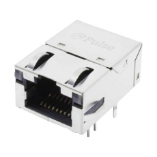 【JXD1-1V09NL】RJ45 CONN  R/A RCPT  8P8C  1PORT  TH