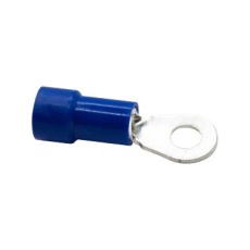 【BU-190540108】TERMINAL  RING TONGUE  #6  BLUE  14AWG