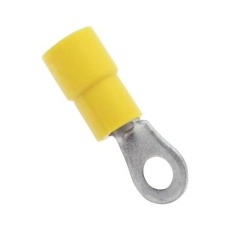 【BU-190700121】TERMINAL  RING TONGUE  #8  YELLOW  10AWG