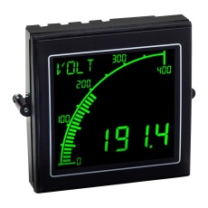 【APM-VOLT-ANO.】PANEL METER  4DIGIT  24V  NEGATIVE LCD