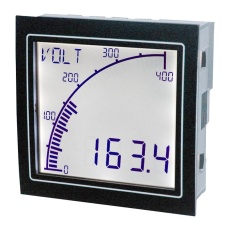 【APM-VOLT-APO.】PANEL METER  4DIGIT  24V  POSITIVE LCD