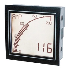 【APM-AMP-APO.】PANEL METER  4DIGIT  24V  POSITIVE LCD