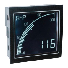 【APM-AMP-ANO.】PANEL METER  4DIGIT  24V  NEGATIVE LCD