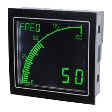 【APM-FREQ-ANO.】PANEL METER  4DIGIT  24V  NEGATIVE LCD