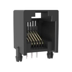 【RJE291660014G】MODULAR CONN 6P6C CAT5 R/A JACK TH