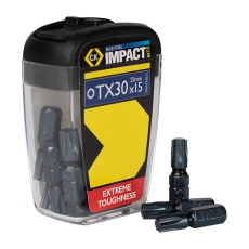 【T4560 TX30D15】DRILL BIT SET 15PIECE PACK 25MM