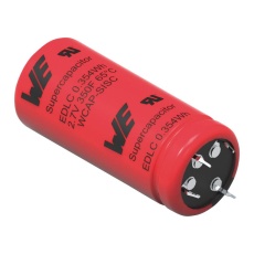 【851617034001】SUPERCAPACITOR  350F  2.7V  SNAP-IN