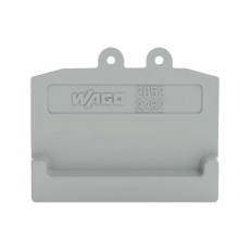 【2052-391】END PLATE  TERMINAL BLOCK  GRY