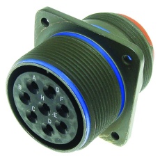 【MS3450W24-22S】CIRCULAR CONN  RCPT  24-22  WALL MOUNT