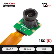 【UCTRONICS-B0310】Arducam IMX708搭載 Raspberry Pi用 固定焦点カメラモジュール(超広角M12)