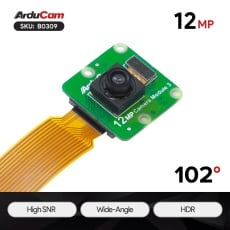 【UCTRONICS-B0309】Arducam IMX708搭載 Raspberry Pi用固定焦点カメラモジュール(広角)