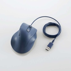 【M-XGL30UBSKBU】静音 有線マウス EX-G5ボタン Lサイズ