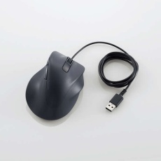【M-XGXL30UBSKBK】静音 有線マウス EX-G5ボタン XLサイズ