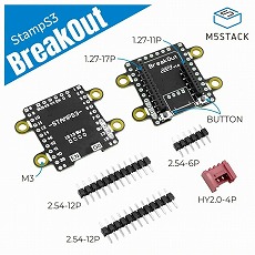 【M5STACK-A129】M5Stamp S3用ピッチ変換基板