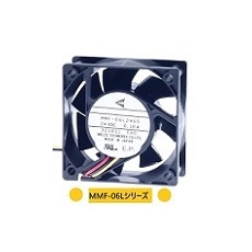 【MMF-06L24US-CX0】DCファンモータ(24V、60mm角)