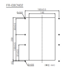 【FR-E8CN02】インバータ