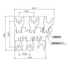 【UT-TH50】電磁開閉器用補助接点ユニット