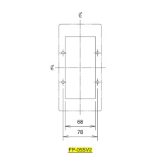 【FP-05SV2】埋込取付枠