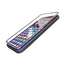 【PM-A23AFLGFE】iPhone 15 ガラスフィルム フレーム付き ゲーミング 高透明