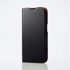 【PM-A23APLFUBK】iPhone 15 ソフトレザーケース 薄型 手帳型 磁石付