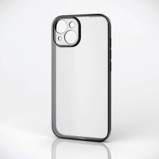 【PM-A23AUCTMKBK】iPhone 15 ソフトケース 極限 メタリック