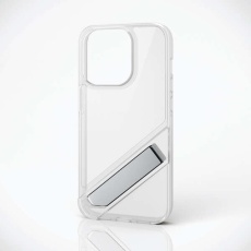 【PM-A23CHVST1CR】iPhone 15 Pro ハイブリッドケース キックスタンド