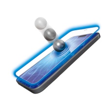 【PM-A23DFLPBLR】iPhone 15 Pro Max フルカバーフィルム 衝撃吸収 反射防止 BLカット 防指紋