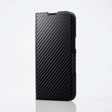 【PM-A23DPLFUCB】iPhone 15 Pro Max ソフトレザーケース 薄型 手帳型 磁石付