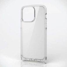 【PM-A23DTSLASHCR】iPhone 15 Pro Max TOUGH SLIM LITE オールクリア ストラップホール付き