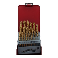 【TTS-25】25pcs.チタンコーティング鉄工ドリル刃セット