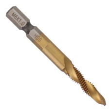 【TDT-6】スパイラルドリルタップ 貫通穴用 M6×1.0mm