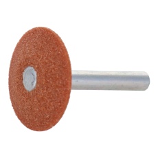 【WA-28H】WA-28H 軸付砥石 ソロバン型 #60