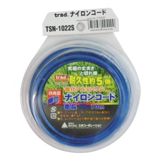 【TSN-1022S】ナイロンコード 酸化アルミニウム 四角型2.2mm 10m