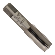 【PF1/4】ねじ切りパイプタップ 呼寸法1/4×ピッチ19mm
