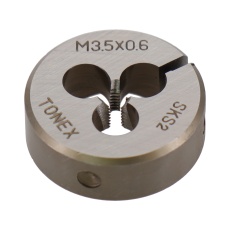 【D3.5】ねじ切りダイス 外径25mm ねじ径3.5mm×ピッチ0.6mm