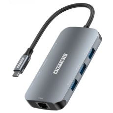 【AHUB-VCA3CP-4K60】TypeC HUB ネットワーク LAN 9in1 USB-C