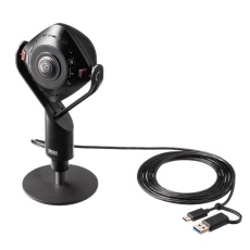 【CMS-V71BK】スピーカー内蔵360度Webカメラ